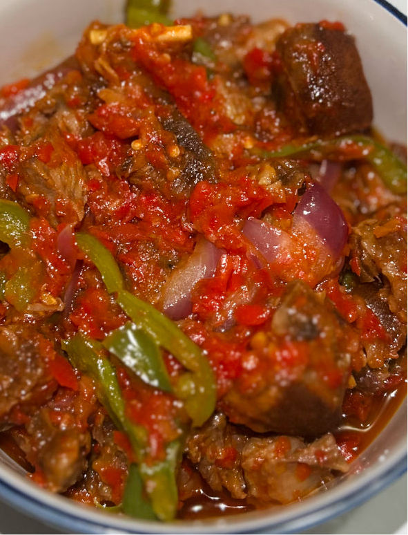 Goat Meat Asun