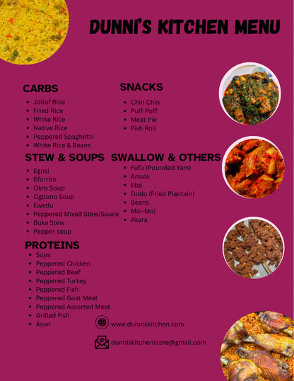 Catering Services (Drop off)