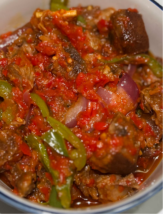 Goat Meat Asun