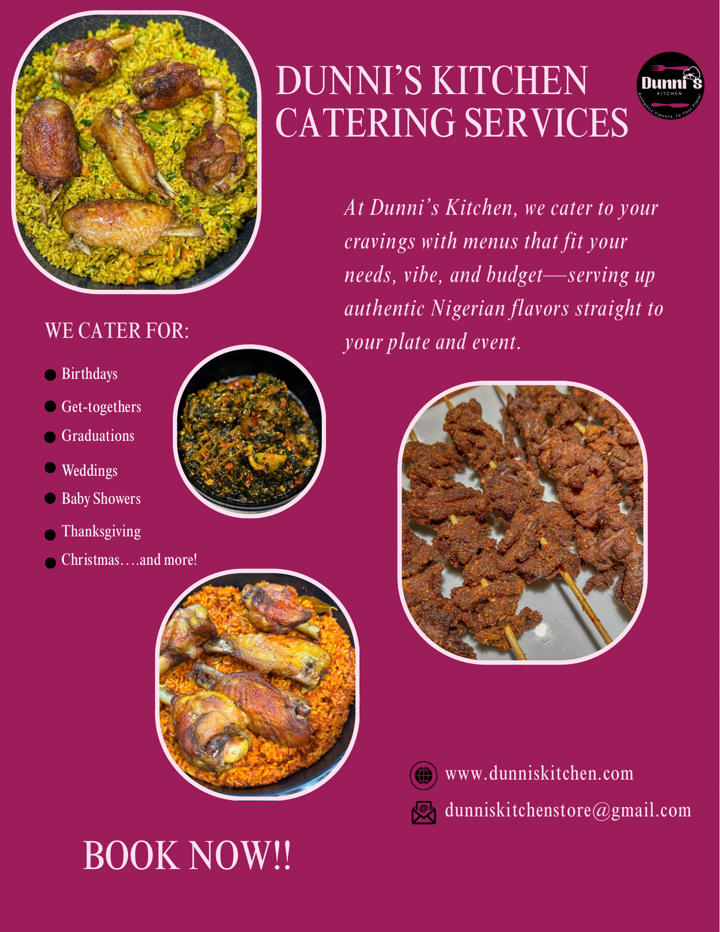 Catering Services (Drop off)